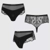 HARNESS LINGERIE SUBLIME - M - BLACK